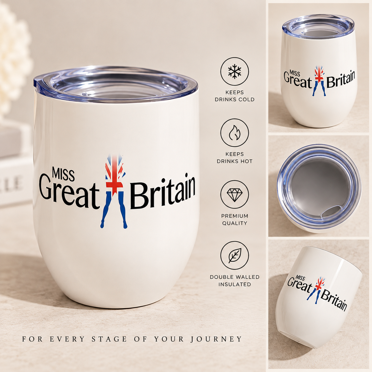 Miss Great Britain Thermal Tumbler